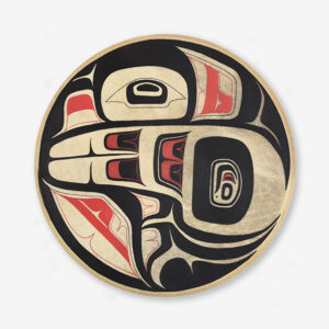 Hide Eagle Drum by Northwest Coast Native Artist Alfred Davidson