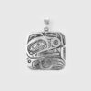 Silver Bear Pendant by Native Artist David Neel