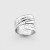 Silver Hummingbird Wrap Ring by Native Artist Alvin Adkins