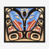 Wood Eagle Panel by Northwest Coast Native Artist Sesyaz Saunders