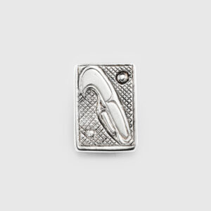 Silver Abstract Formline Pendant by Native Artist Walter Davidson