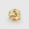 Gold Eagle Ring by Native Artist Walter Davidson