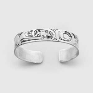 Silver Eagle Bracelet by Native Artist David Neel