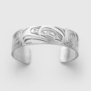 Silver Eagle Bracelet by Native Artist David Neel