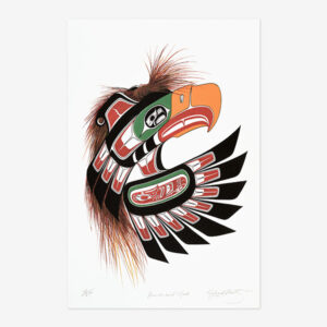 Thunderbird Mask Print by Northwest Coast Native Artist Richard Shorty