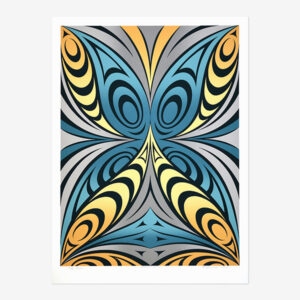 Butterfly Print by Northwest Coast Native Artist Kelly Cannell