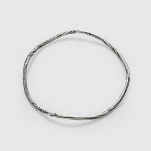 Silver Regalia Bangle by Native Artist Gwaai Edenshaw