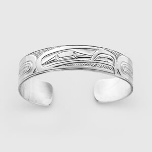 Silver Eagle Bracelet by Native Artist Richard Russ