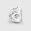 Silver Eagle Wrap Ring by Native Artist Richard Russ