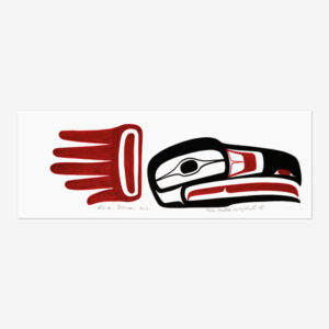 Original Raven Dancer Painting by Northwest Coast Native Artist Ben Houstie