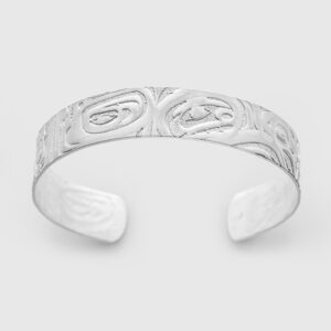 Silver Initiation Bracelet by Native Artist Gwaai Edenshaw