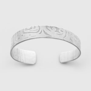 Silver Initiation Bracelet by Native Artist Gwaai Edenshaw