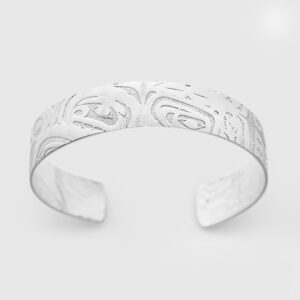 Silver Initiation Bracelet by Native Artist Gwaai Edenshaw