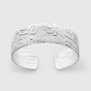 Silver Initiation Bracelet by Native Artist Gwaai Edenshaw