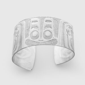 Silver Initiation Bracelet by Native Artist Gwaai Edenshaw