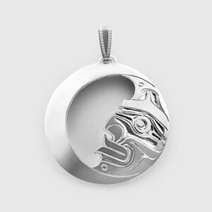 Silver Moon Pendant by Harold Alfred