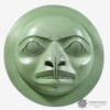 Bronze Cast Hawk Moon Mask by Northwest Coast Native Artist Don Yeomans