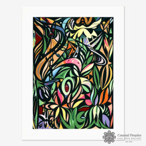 Garden Discoveries Serigraph by Northwest Coast Native Artist Susan Point