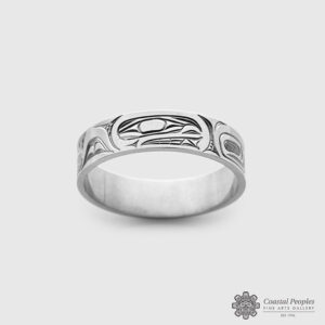 Daniel Neel Killerwhale Ring sterling silver native artist pacific northwest coast people