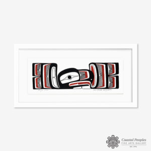 Original Eagle Painting by Northwest Coast Native Artist Ben Houstie