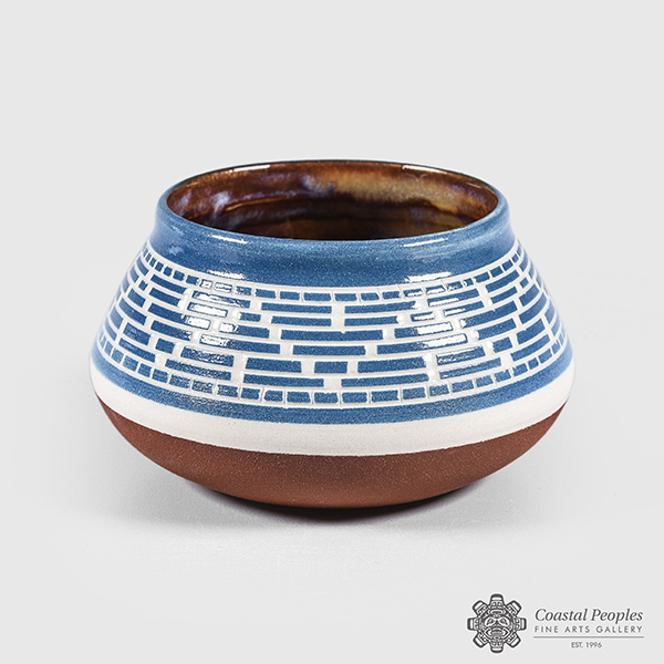 Porcelain Bowl by Northwest Coast Native Artist Patrick Leach
