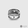 Killerwhale Ring Norman Bentley Sterling silver Native artist Northwest coast people