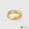 Engraved 14K Yellow Gold Eagle Ring by Northwest Coast Native Artist Corrine Hunt