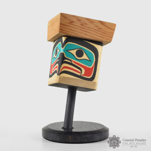 Cedar Wood Eagle Bentwood Box by Northwest Coast Native Artist Dominique Wells