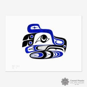 Original Eagle Painting by Northwest Coast Native Artist Adonis David