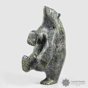 Stone Dancing Bear by Inuit Artist Nuna Parr