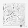 Carved Cedar Panel by Northwest Native Artist Don Yeomans