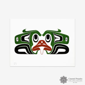 Acrylic Frog Painting by Northwest Coast Native Artist Adonis David