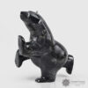 Stone Dancing Bear Sculpture by Inuit Artist Ashevak Adla