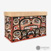 Carved Cedar Bentwood Chest by Northwest Coast Native Artist Don Yeomans