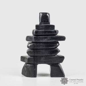 Inukshuk stone Inuit art Native artists Ti-Gilles Kowcharlie