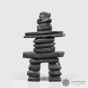 Inukshuk Stone Inuit Art Native Artists Lucassie Nakoolak