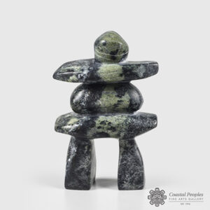 Inukshuk Stone Inuit Art Native artists Oolamie Pudluq