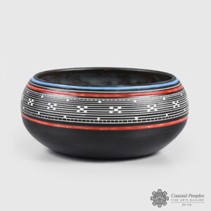 Porcelain Bowl by Northwest Coast Native Artist Patrick Leach