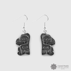 Stone Eagle Earrings by Northwest Coast Native Artist Gryn White