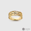 Yellow Gold Salmon Ring by Northwest Coast Native Artist Corrine Hunt