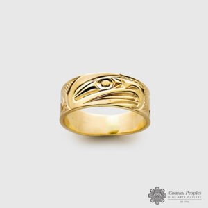 Yellow Gold Eagle Ring by Northwest Coast Native Artist Corrine Hunt