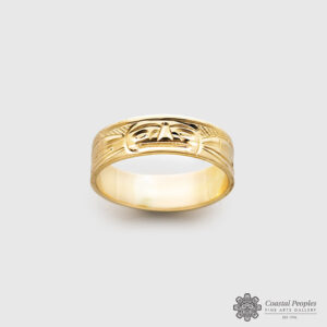 Yellow Gold Ring by Northwest Coast Native Artist Corrine Hunt