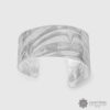 SIlver Impressed Bracelet by Northwest Coast Native Artist Gwaai Edenshaw