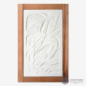 Cast Eagle, Salmon, Heron, and Frog Panel by Northwest Coast Native Artist Susan Point