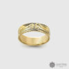 Yellow Gold Wolf Ring by Northwest Coast Native Artist Landon Gunn