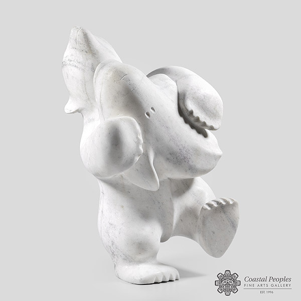 Marble Bear & Beluga by Inuit Artist