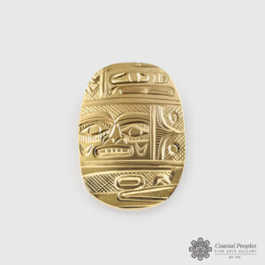 Gold Chilkat Pendant by Northwest Coast Native Artist Corrine Hunt