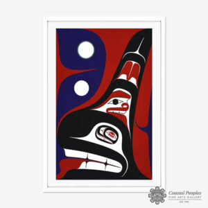 Framed Serigraph by Northwest Coast Native Artist Ben Davidson