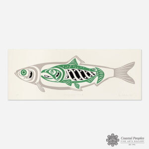 Iinang Xaadee - Tsiin (Salmon) II Print by Native April White