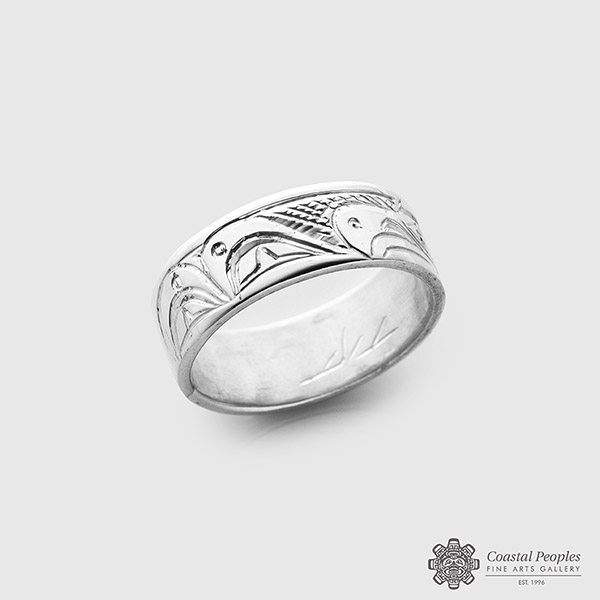 Silver Eagle Ring By Northwest Coast Native Artist Don Lancaster